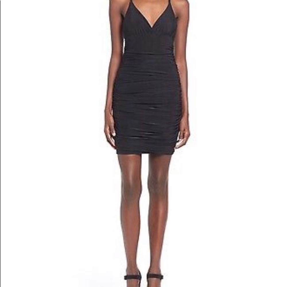 ~Missguided~ Sexy Bodycon Mini-Dress Black Size 8~